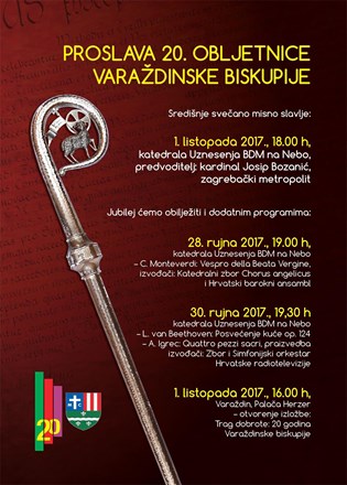 Koncerti, izložba, sveta euharistija - velika proslava 20. obljetnice Varaždinske biskupije