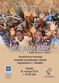Projekcija filma “Lica puna nade” vlč. Krunoslava Novaka u Pastoralnom centru