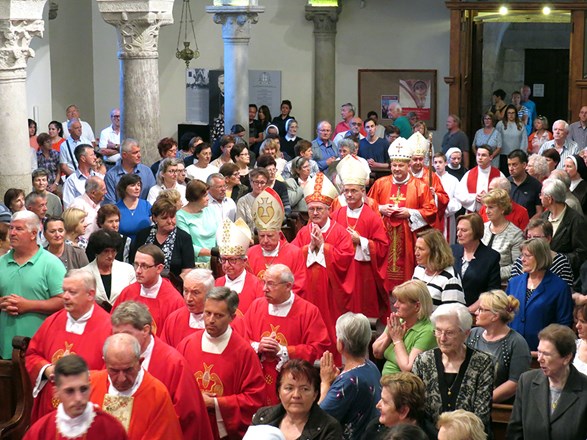 Biskup Mrzljak predvodio misno slavlje u Krku povodom svetkovine sv. Kvirina