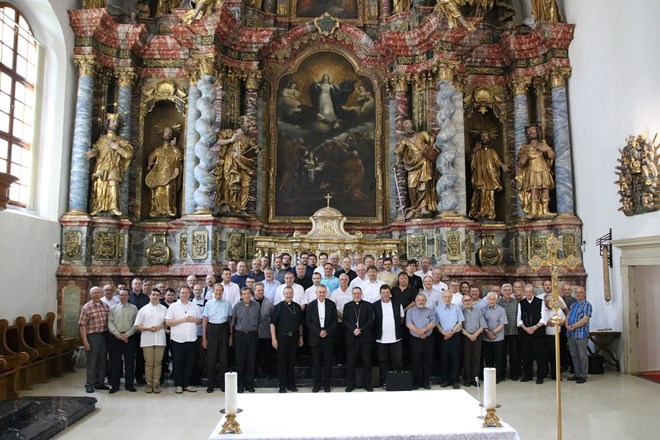 Svećenici mariborske nadbiskupije u posjetu Varaždinskoj biskupiji
