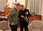Susret Marka Perkovića Thompsona i varaždinskog biskupa