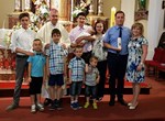 Biskup Mrzljak krstio sedmo dijete u obitelji Kovačević