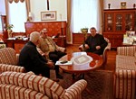 Članovi Bratovštine „Marijanski zavjet za domovinu“ na primanju kod biskupa Mrzljaka