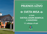 UŽIVO PRIJENOS SV. MISE IZ ŽUPE SV. JOSIPA U VARAŽDINU