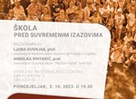 Ciklus okruglih stolova: Škola pred suvremenim izazovima