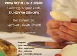 „Dar Euharistije: vjerovati, slaviti i živjeti“ tema duhovne obnove Prve nedjelje u lipnju u Ludbregu 