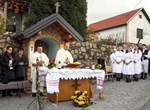 Blagoslov vina i kipa sv. Martina u Ivancu