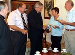 Posjet donatora Caritasu Varaždinske biskupije