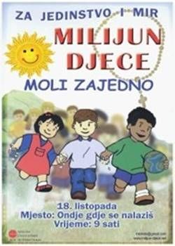 Milijun djece moli zajedno za jedinstvo i mir