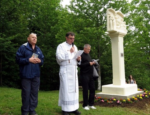 Blagoslovljena nova postaja - peto otajstvo radosti - Marijinog puta u Klenovniku