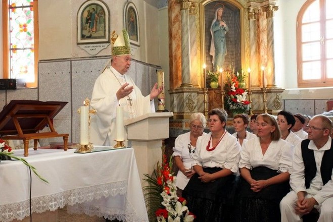 Blagoslov obnovljene kapele sv. Benedikta u Svibovcu Podravskom
