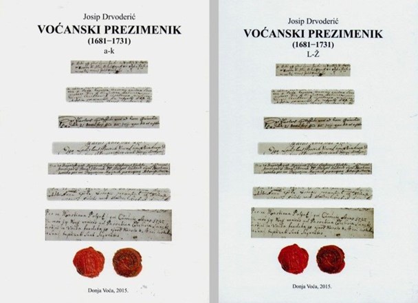 "Voćanski prezimenik" župe sv. Martina u Donjoj Voći