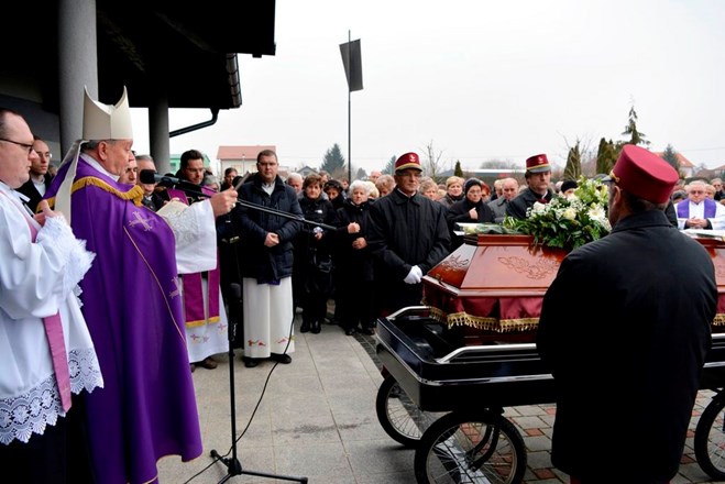 Oproštaj od vlč. Blaža Tote, umirovljenog svećenika Varaždinske biskupije