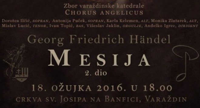 Katedralni zbor nastupa u crkvi sv. Josipa u Varaždinu