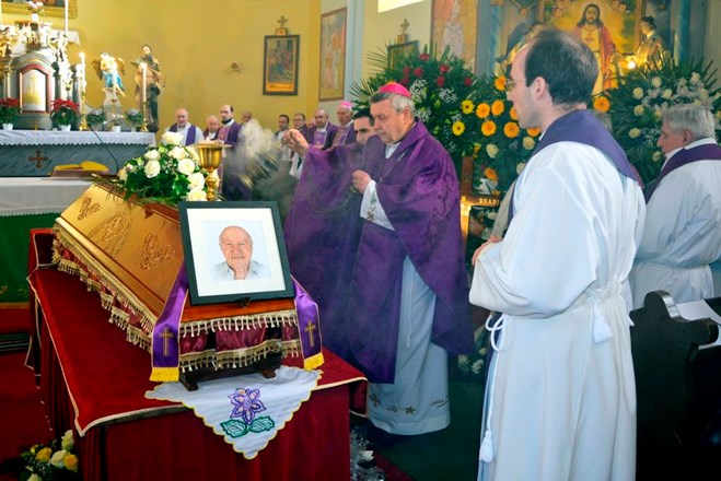 Oproštaj od vlč. Stjepana Bradice, umirovljenog svećenika Varaždinske biskupije