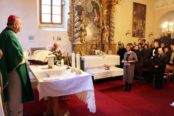 Biskup Mrzljak slavio svetu misu s bolesnicima u Klenovniku
