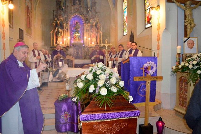 Oproštaj od vlč. Martina Mezaka, svećenika Varaždinske biskupije