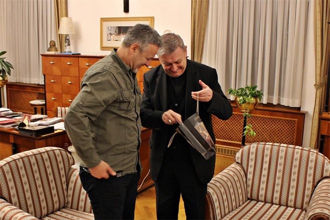 Susret Marka Perkovića Thompsona i varaždinskog biskupa