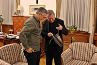 Susret Marka Perkovića Thompsona i varaždinskog biskupa