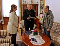 Predstavnici molitvene inicijative 40 dana za život kod biskupa Mrzljaka 