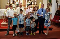 Biskup Mrzljak krstio sedmo dijete u obitelji Kovačević