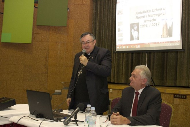 Vrhbosanski nadbiskup kardinal Vinko Puljić gost tribine u Varaždinskim Toplicama