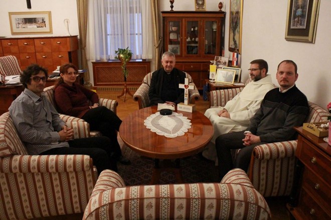 Biskup Josip Mrzljak primio p. Marka Glogovića i članove Udruge "Betlehem" iz Varaždina