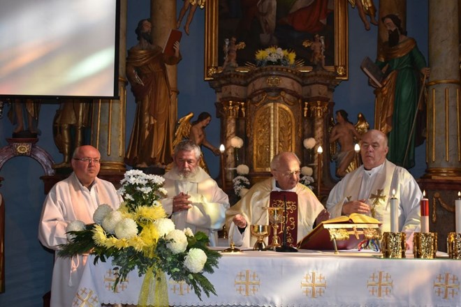 Proslava zlatne mise fra Nikole Bašneca u rodnom Goričanu