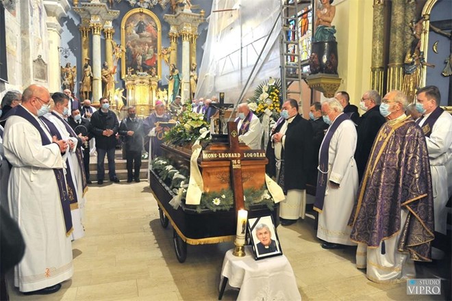 U rodnom Goričanu sahranjen mons. Leonard Logožar