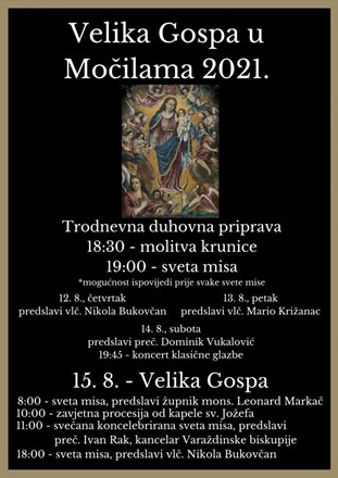 Svetkovina Velike Gospe u Močilama