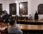 Slika Božićni susret biskupa Radoša s medijskim djelatnicima