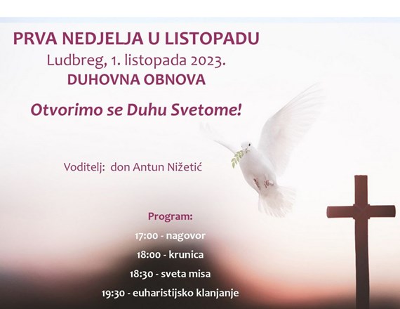 U ludbreškom svetištu novi ciklus duhovnih obnova prve nedjelje u mjesecu