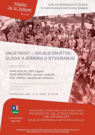 Ciklus okruglih stolova "Umjetnost – zrcalo društva: uloga vjernika u stvaranju"