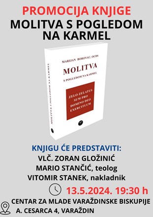 Predstavljanje knjige "Molitva s pogledom na Karmel" 