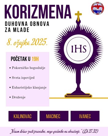 Korizmena duhovna obnova za mlade Varaždinske biskupije