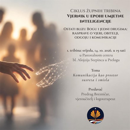 U Prelogu započinje ciklus župnih tribina „Vjernik u epohi umjetne inteligencije“