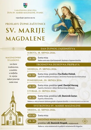 ​Trodnevnica i proslava sv. Marije Magdalene u Ivancu