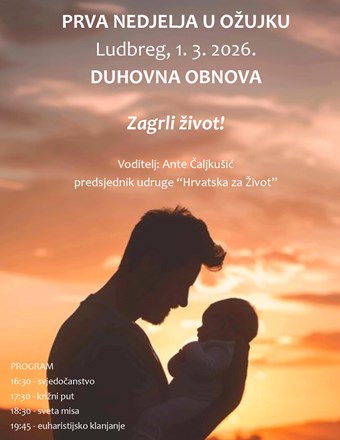 ​Duhovna obnova prve nedjelje u ožujku u Ludbregu