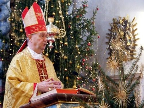 Biskup Mrzljak predvodio polnoćku u varaždinskoj katedrali