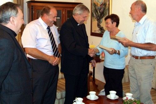 Posjet donatora Caritasu Varaždinske biskupije