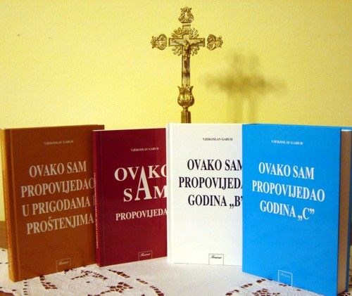 Ciklus četiriju knjiga s propovijedima preč. Vjekoslava Gabuda