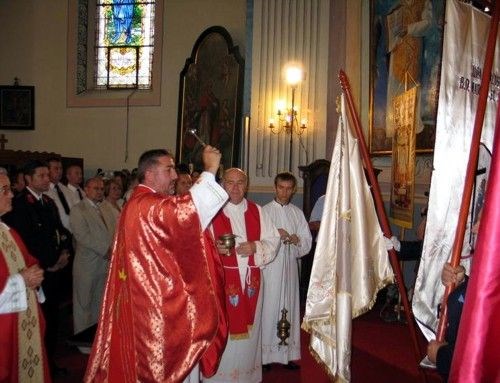 U Kotoribi blagoslov župnih zastava i spomen na o. Ignaca Svetomartinskog