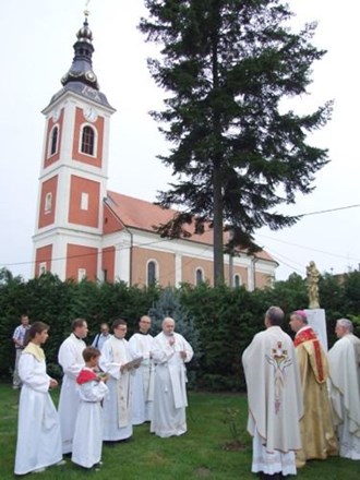 Biskup Mrzljak na proslavi i blagoslovu u Svetoj Mariji u Međimurju