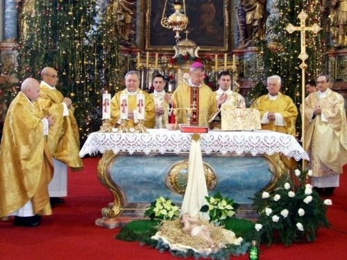 Biskup Mrzljak predvodio božićnu misu u varaždinskoj katedrali
