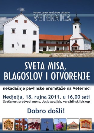 Na Veternici se otvara Duhovni centar Varaždinske biskupije