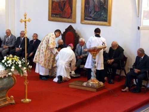 U varaždinskoj katedrali proslavljena misa Večere Gospodnje
