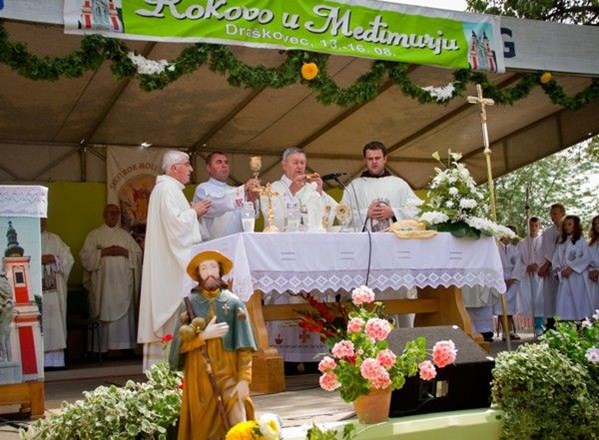 Biskup Mrzljak predvodio slavlje Rokova u Draškovcu